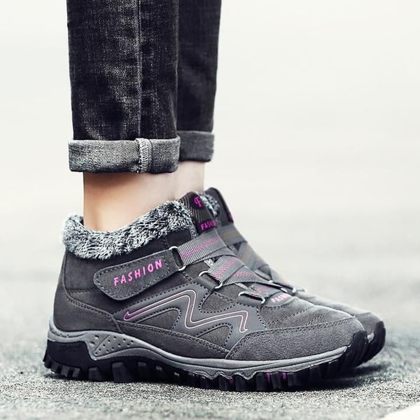 Unisex Winterstiefel | Wasserdicht | Kunstpelzfutter | Rutschfeste Sohle | Warm-Luzern Mode