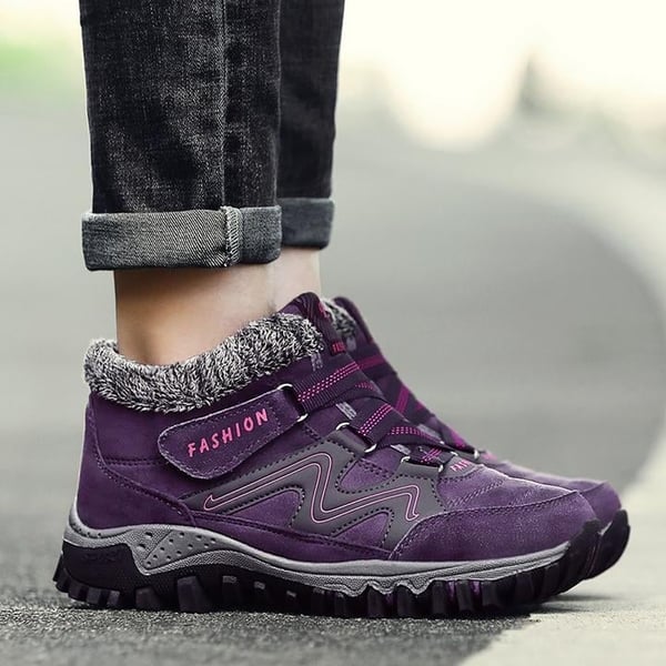 Unisex Winterstiefel | Wasserdicht | Kunstpelzfutter | Rutschfeste Sohle | Warm-Luzern Mode