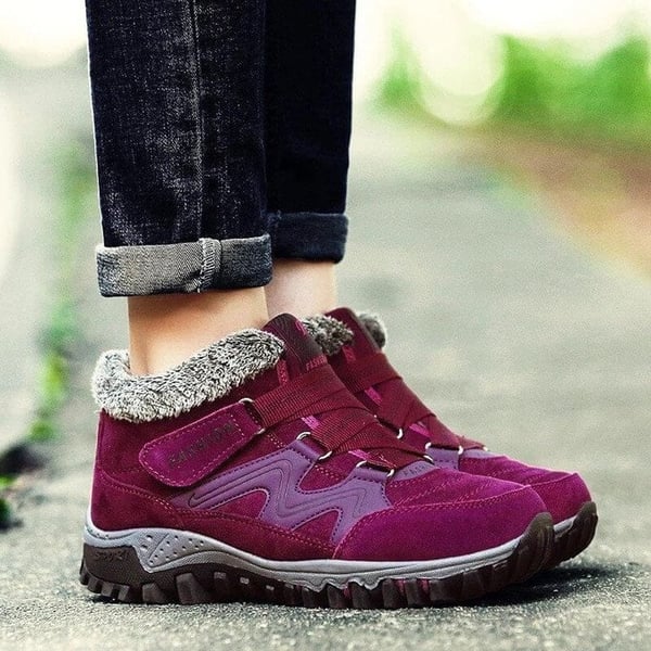 Unisex Winterstiefel | Wasserdicht | Kunstpelzfutter | Rutschfeste Sohle | Warm-Luzern Mode