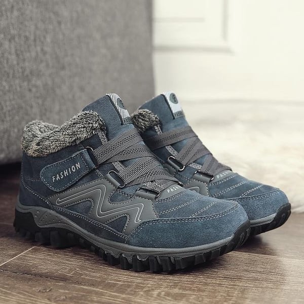 Unisex Winterstiefel | Wasserdicht | Kunstpelzfutter | Rutschfeste Sohle | Warm-Luzern Mode
