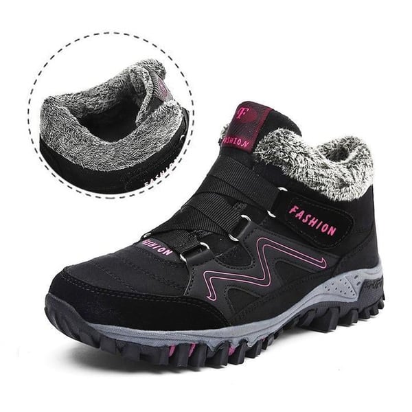 Unisex Winterstiefel | Wasserdicht | Kunstpelzfutter | Rutschfeste Sohle | Warm-Luzern Mode