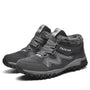 Unisex Winterstiefel | Wasserdicht | Kunstpelzfutter | Rutschfeste Sohle | Warm-Grau-39-Luzern Mode