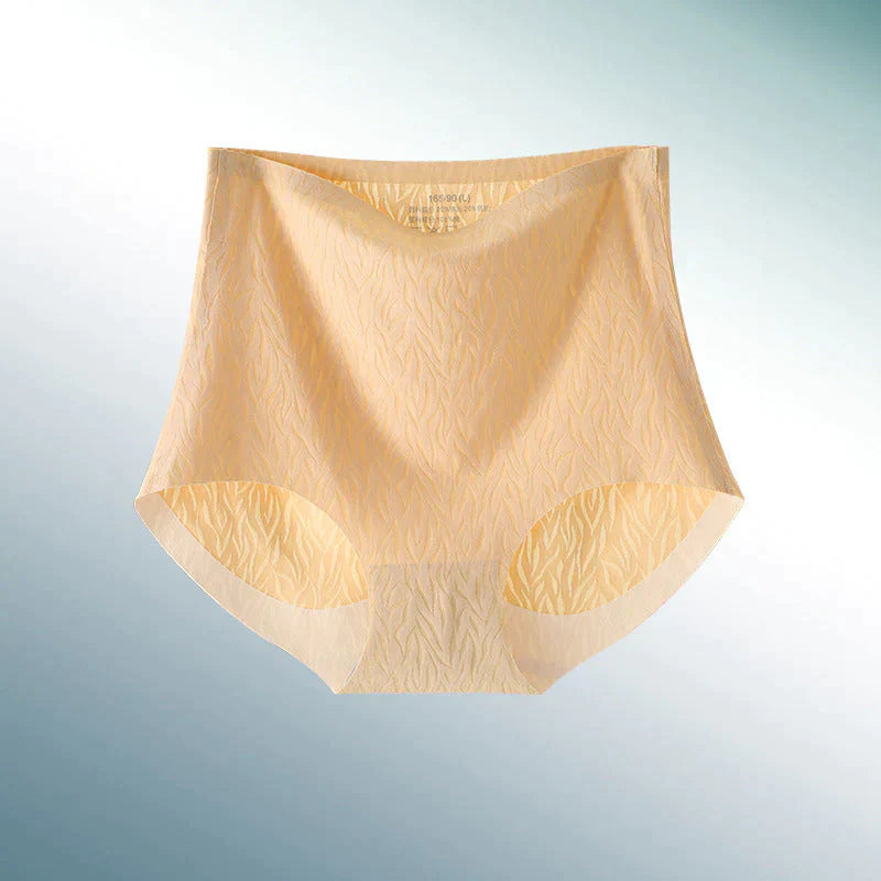 Nahtlose Damen Unterwäsche - Bequeme Baumwoll Slips-Dunkle Hautfarbe-M-1+1 GRATIS-Luzern Mode