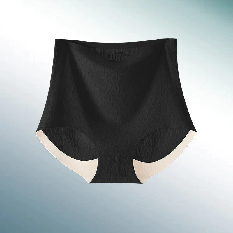 Nahtlose Damen Unterwäsche - Bequeme Baumwoll Slips-Schwarz-M-1+1 GRATIS-Luzern Mode