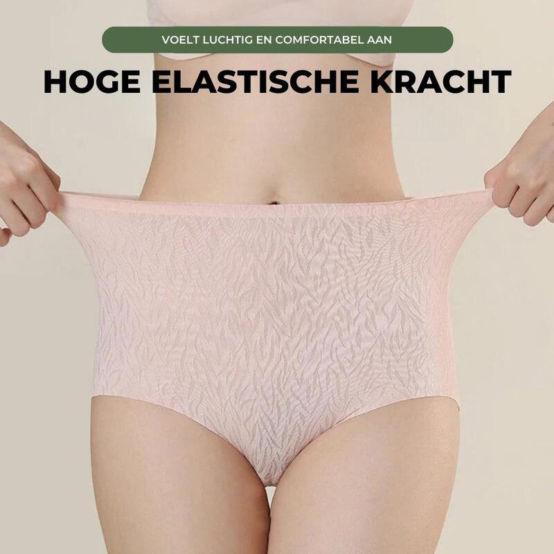 Nahtlose Damen Unterwäsche - Bequeme Baumwoll Slips-Zimtrosa-M-1+1 GRATIS-Luzern Mode