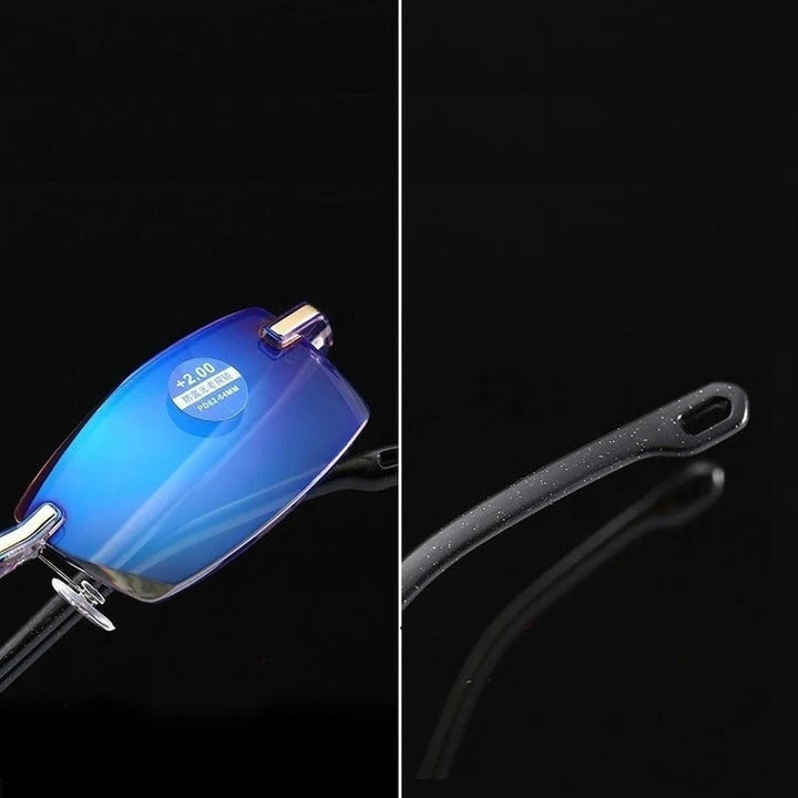 Herrenrandlose Sonnenbrille UV-Schutz Leichtgewicht Design-Luzern Mode