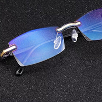 Herrenrandlose Sonnenbrille UV-Schutz Leichtgewicht Design-Luzern Mode
