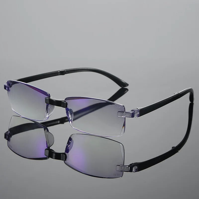 Herrenrandlose Sonnenbrille UV-Schutz Leichtgewicht Design-Luzern Mode