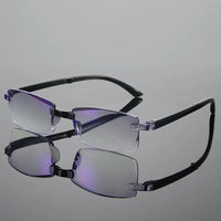 Herrenrandlose Sonnenbrille UV-Schutz Leichtgewicht Design-Luzern Mode