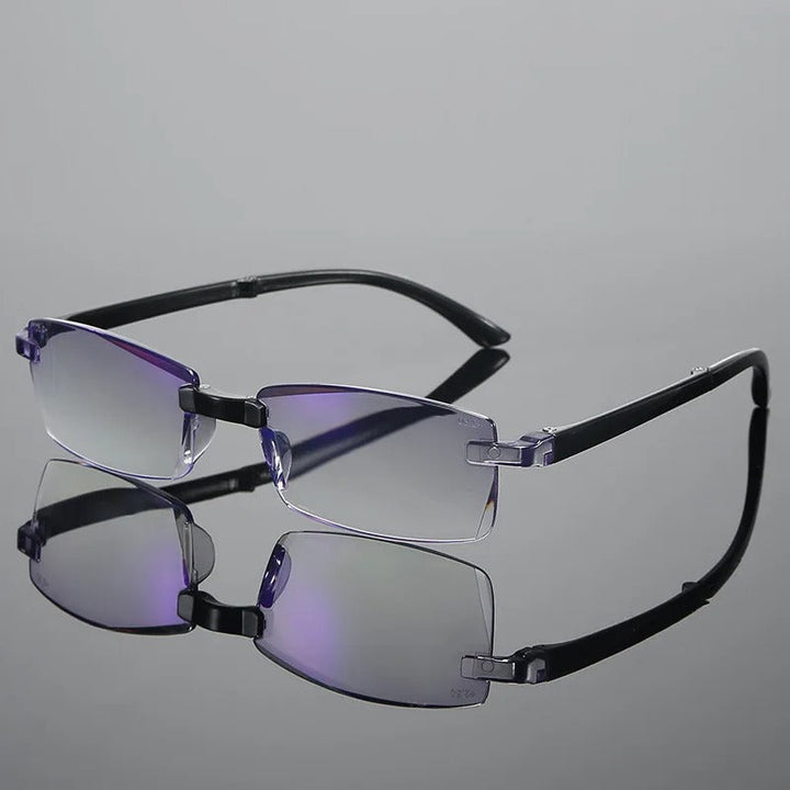 Herrenrandlose Sonnenbrille UV-Schutz Leichtgewicht Design-Luzern Mode