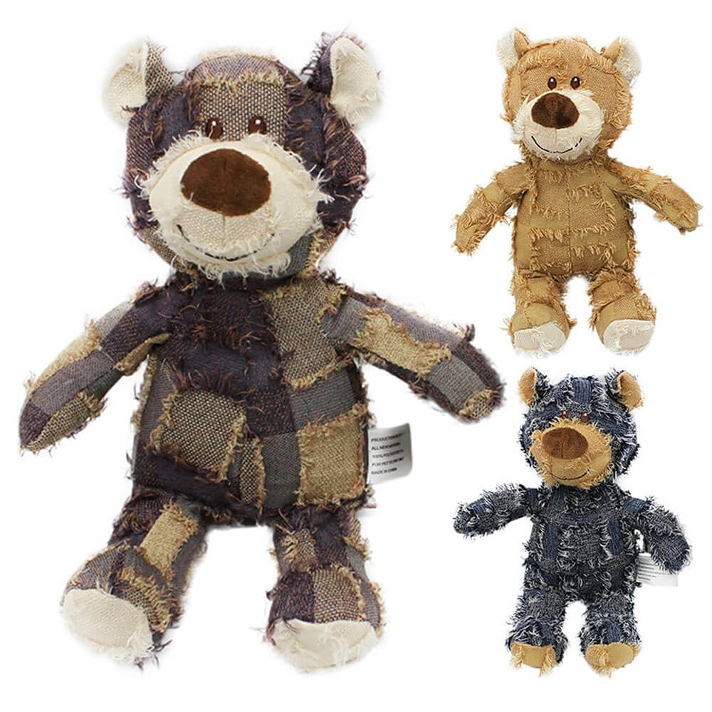 Hundekauspielzeug | Teddy Langlebig Stark Sicher Unverwüstlich-Luzern Mode