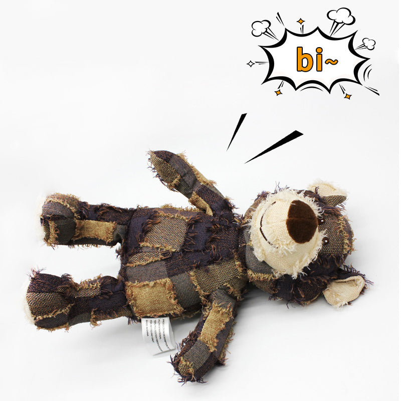 Hundekauspielzeug | Teddy Langlebig Stark Sicher Unverwüstlich-Luzern Mode