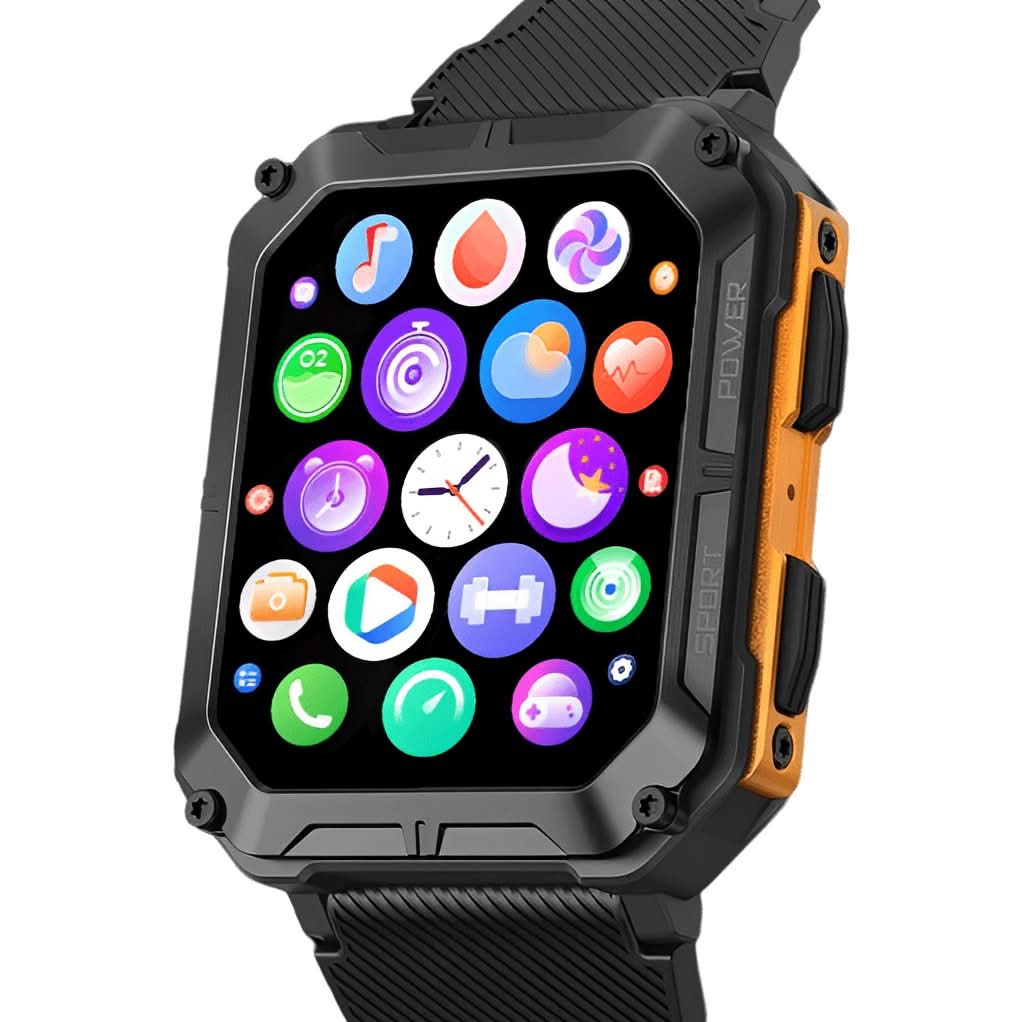Robuste Smartwatch mit Fitness-Tracker und GPS-Funktion-Luzern Mode
