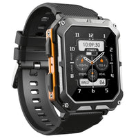 Robuste Smartwatch mit Fitness-Tracker und GPS-Funktion-Orange-Luzern Mode