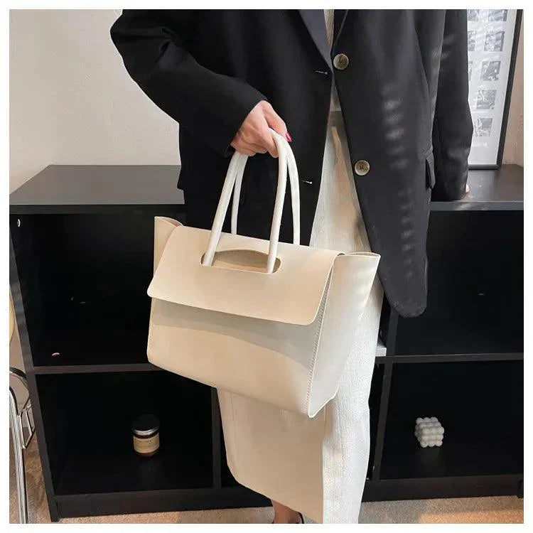 Luxuriöse Damenhandtasche aus Leder mit großem Stauraum-Luzern Mode
