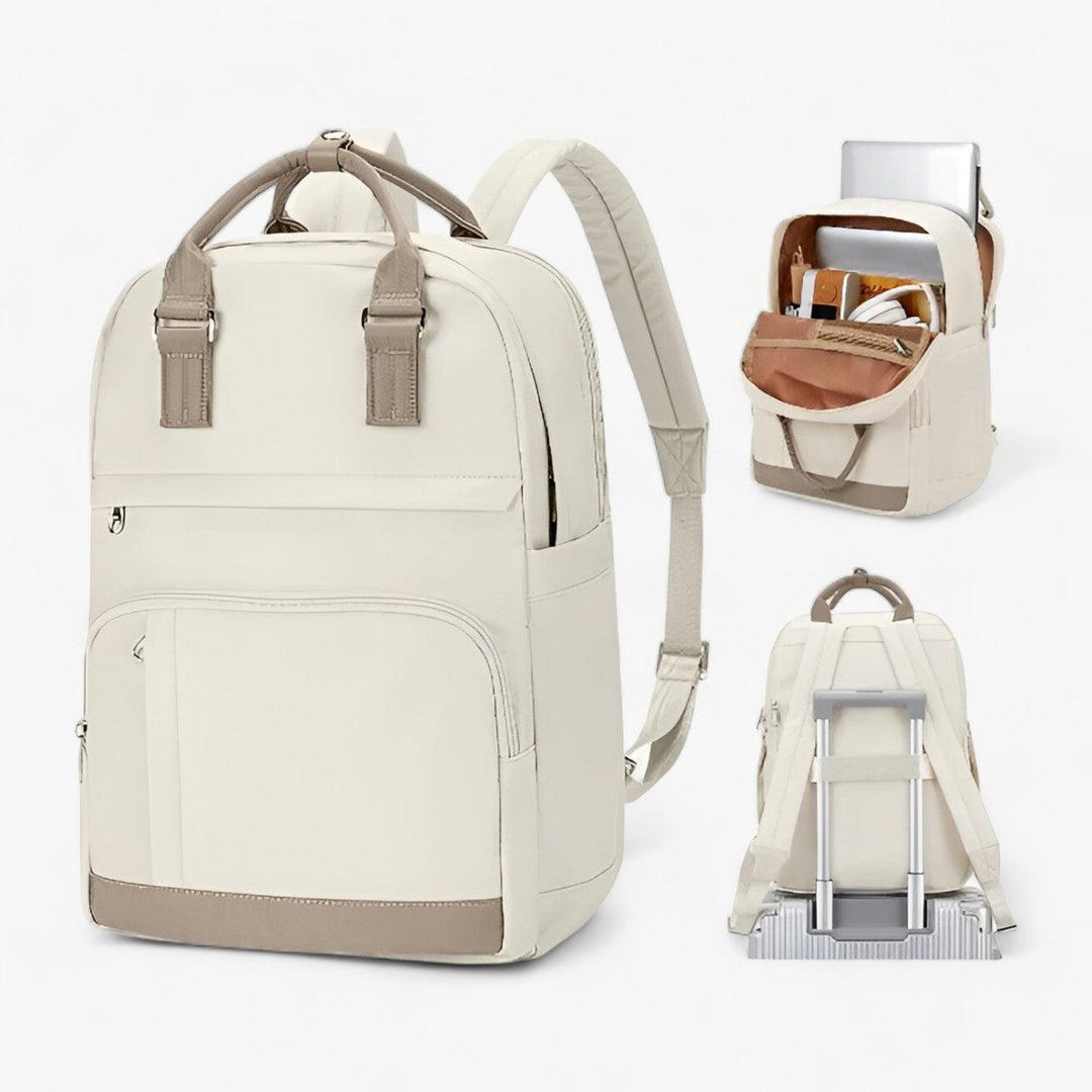 Wasserdichter Laptop Rucksack mit USB-Anschluss und Diebstahlschutz-Luzern Mode