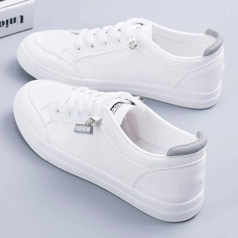 Damen Sneaker: Bequeme Tennis-Schuhe für den Sommer-Grau-35-Luzern Mode