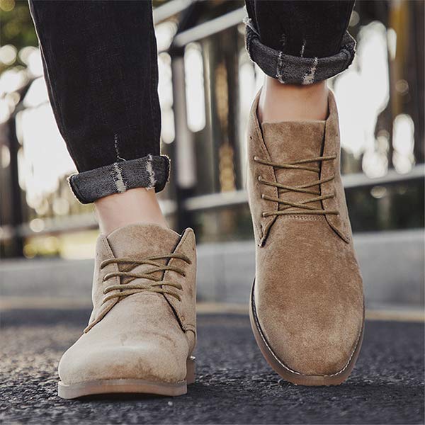 Herren Wildleder Stiefeletten für Business und Freizeit-Luzern Mode