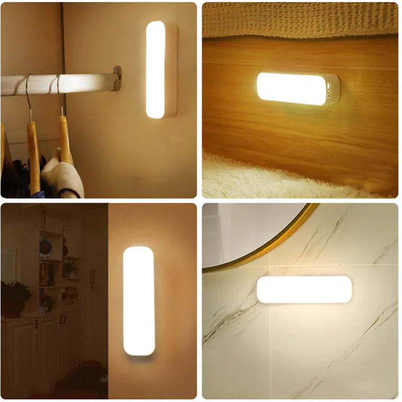 Wandleuchte | Bewegungsmelder LED Aufladbar Langlebig Smart Kompakt USB-Luzern Mode