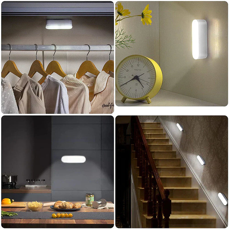 Wandleuchte | Bewegungsmelder LED Aufladbar Langlebig Smart Kompakt USB-Luzern Mode