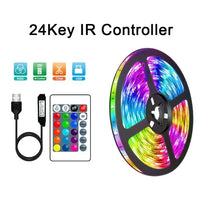 LED Lichtstreifen | USB Fernbedienung langlebig RGB sparsam anpassbar-IR-Controller-1m-Luzern Mode