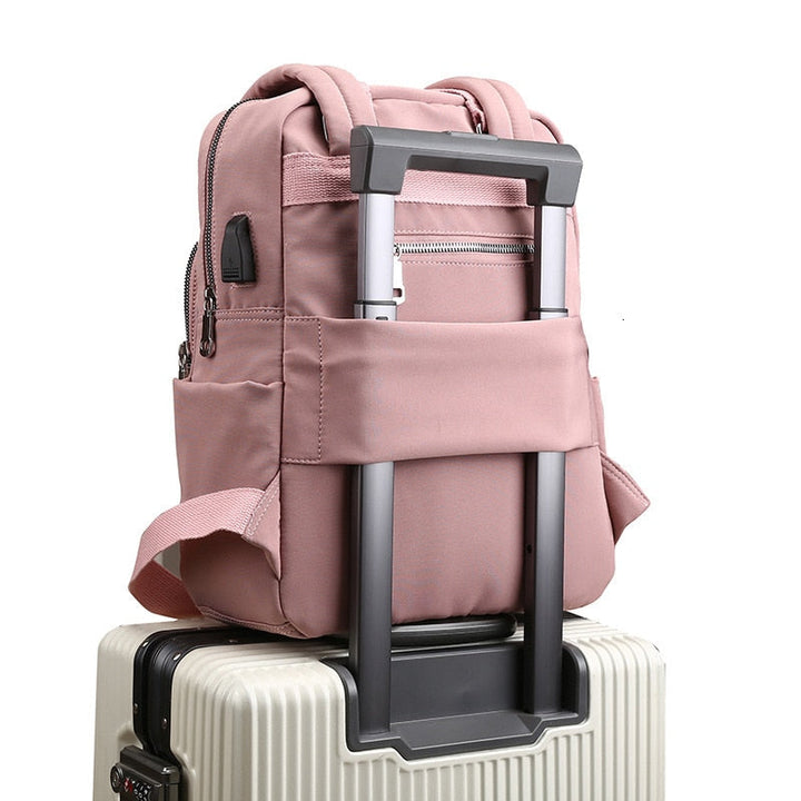 Wasserbeständiger USB-aufladbarer Anti-Diebstahl-Rucksack – Multi-Fach-Design