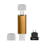 USB-Stick | Kompakt | Universeel | Vielseitig | USB-C | USB-A-Braun-4GB-Luzern Mode