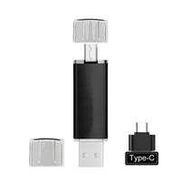 USB-Stick | Kompakt | Universeel | Vielseitig | USB-C | USB-A-Schwarz-4GB-Luzern Mode