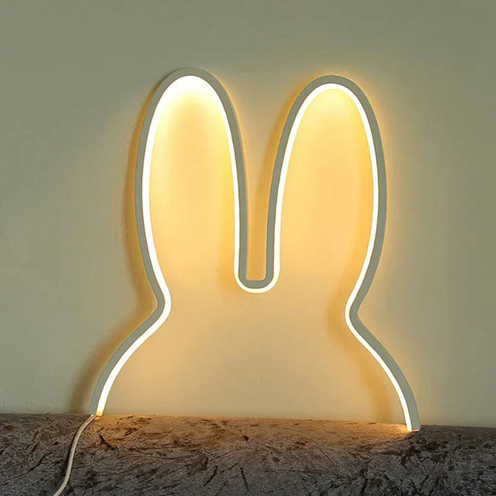 Kaninchen-Nachtlicht | Wiederaufladbar Niedlich Stimmungsvolles Langlebiges LED USB-Luzern Mode