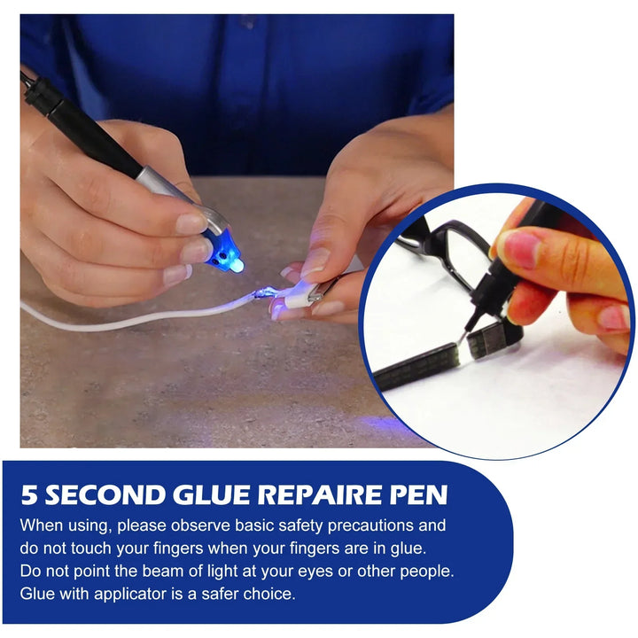 UV Klebestift | 5 Sekunden Schnell Praktisch Vielseitig Stark QuickFix-Luzern Mode