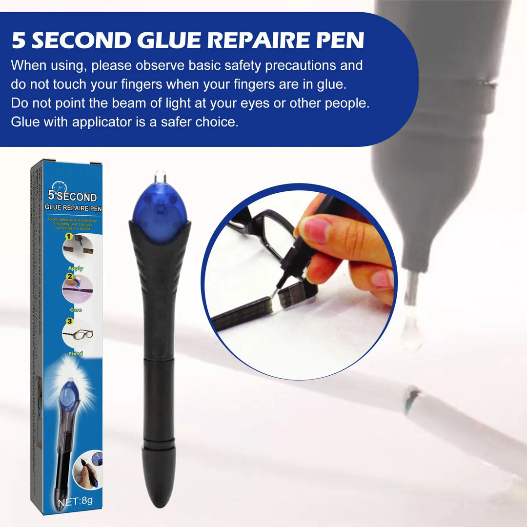 UV Klebestift | 5 Sekunden Schnell Praktisch Vielseitig Stark QuickFix-Luzern Mode