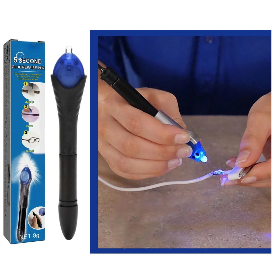 UV Klebestift | 5 Sekunden Schnell Praktisch Vielseitig Stark QuickFix-Luzern Mode