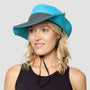 UV Sommerhut Damen | Faltbar | 1 Kaufen 1 Gratis | Visier | Leicht & Atmungsaktiv-Blau-Hellrosa-Luzern Mode