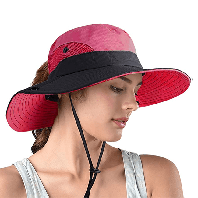 UV Sommerhut Damen | Faltbar | 1 Kaufen 1 Gratis | Visier | Leicht & Atmungsaktiv-Luzern Mode