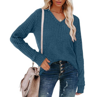 Damen Strickpullover Langarm Casual Herbstmode Trend-Luzern Mode