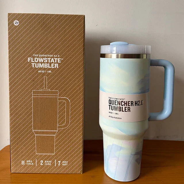 Thermobecher | Tumbler Strohhalm Deckel Isoliert Stilvoll Geräumig Langlebig-Luzern Mode