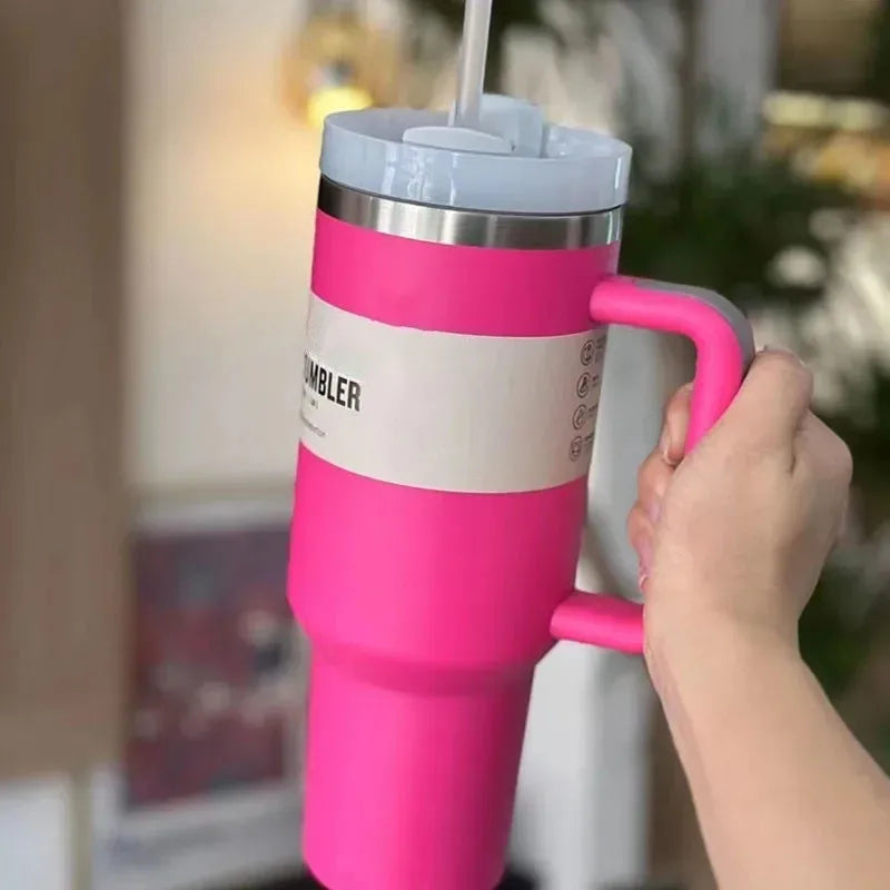 Thermobecher | Tumbler Strohhalm Deckel Isoliert Stilvoll Geräumig Langlebig-Luzern Mode