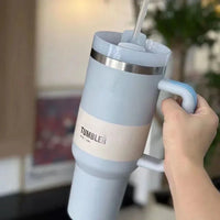 Thermobecher | Tumbler Strohhalm Deckel Isoliert Stilvoll Geräumig Langlebig-Luzern Mode