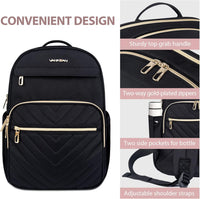 Leichter Wasserdichter Laptop-Rucksack mit USB-Anschluss – 15,6" kompatibel