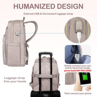 Leichter Wasserdichter Laptop-Rucksack mit USB-Anschluss – 15,6" kompatibel