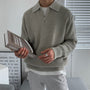 Herren Sweatshirt mit Reißverschluss-Kragen – Jonas