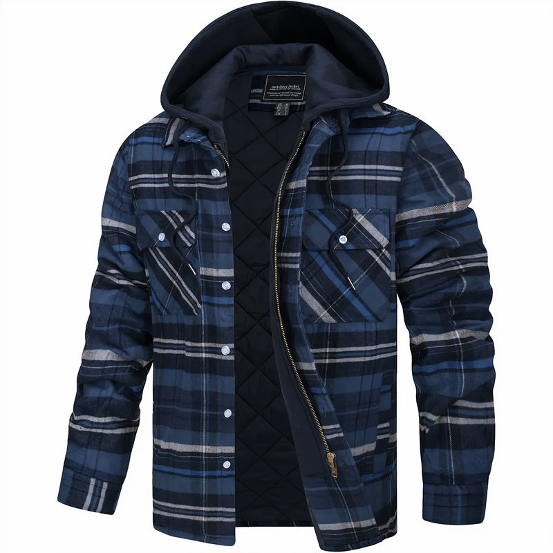 Herren Karo Herbstjacke – Finn