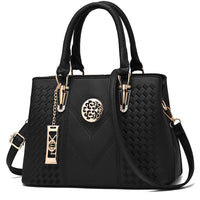 Luxuriöse Damen Handtasche mit elegantem Design und Anhänger-Schwarz-Luzern Mode