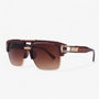 Sonnenbrille | Verspiegelt | Retro | Designer | Unisex | UV400-Braun-Luzern Mode