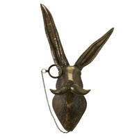 Tierkopf Wanddekoration | Kunstharz | Verspielt | UV-beständig | Leicht-Luzern Mode