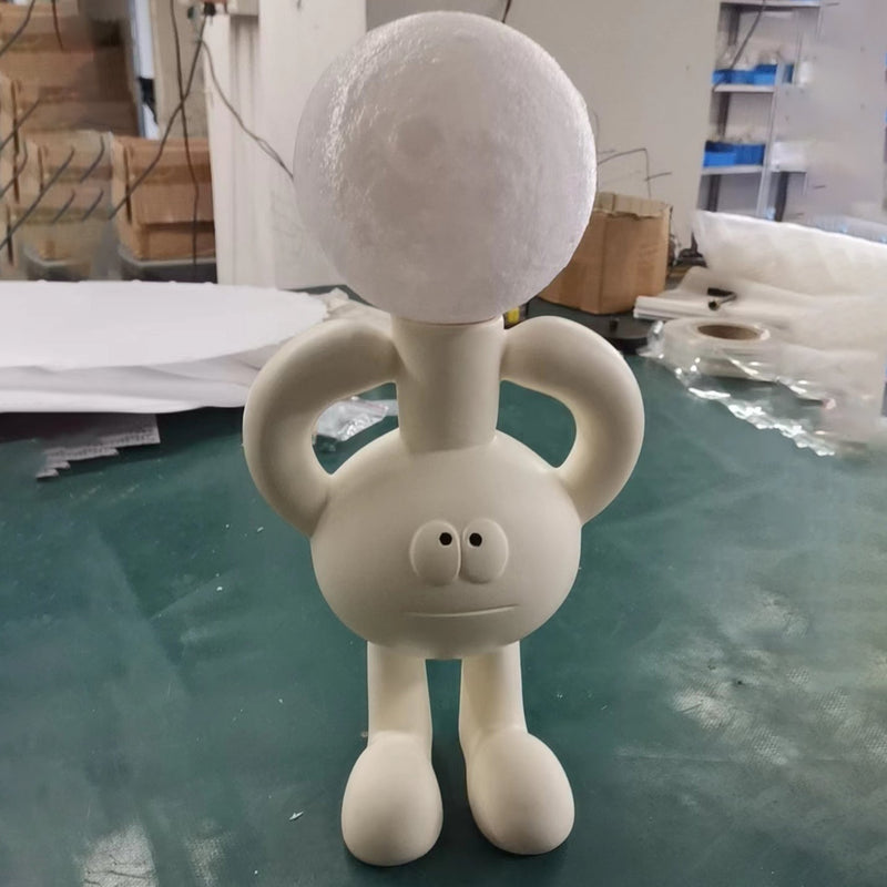 Tischlampe | Glasball | Figurenform | Harz | Kreativ | Mattglas-Luzern Mode