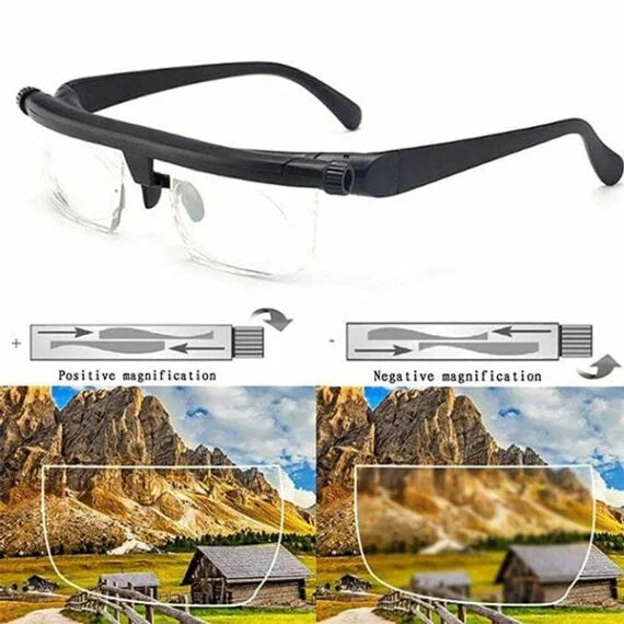 Multifokale Brille | Verstellbar | Fern | Nah | Leichtgewicht-Luzern Mode