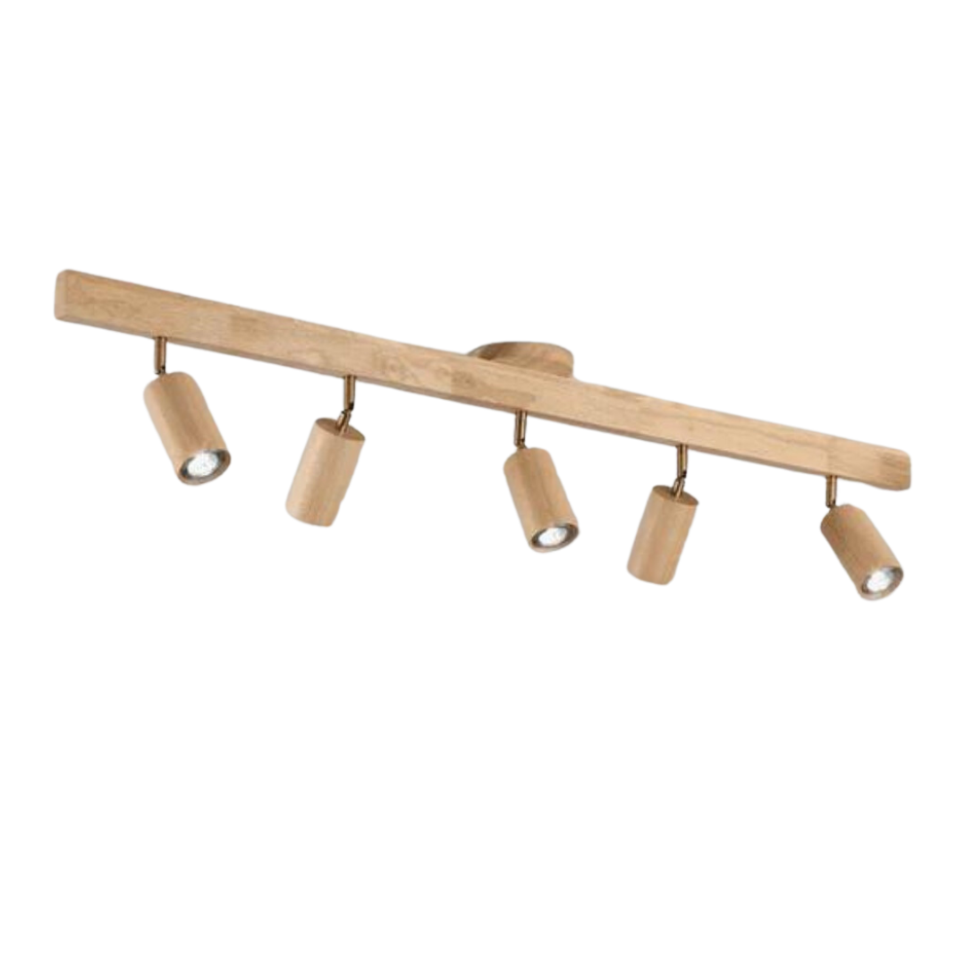 Deckenstrahler | Holz Verstellbar LED Stilvoll Stimmungsvolles Design Langlebig-Luzern Mode