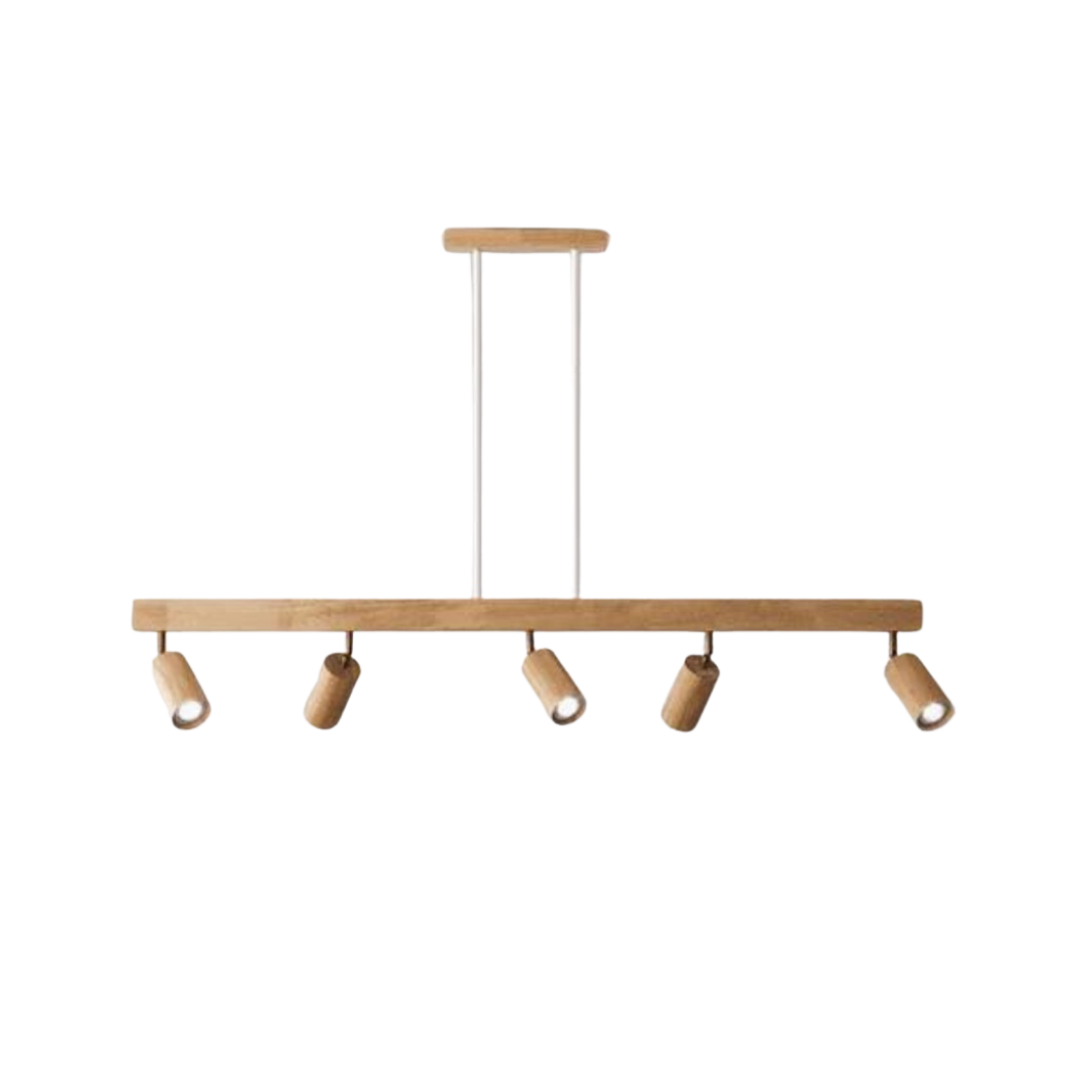 Deckenstrahler | Holz Verstellbar LED Stilvoll Stimmungsvolles Design Langlebig-Luzern Mode