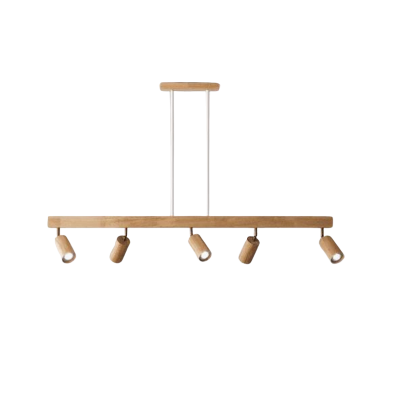 Deckenstrahler | Holz Verstellbar LED Stilvoll Stimmungsvolles Design Langlebig-Luzern Mode